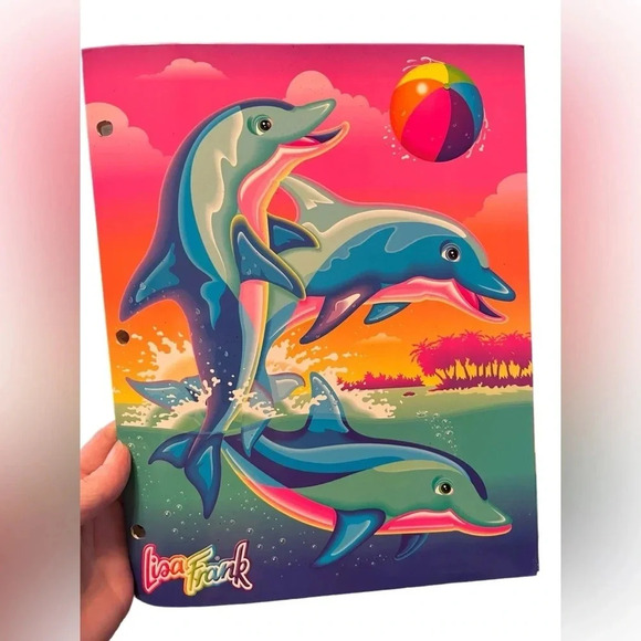 Lisa Frank Happy 30th Birthday Binder Bundle Unicorn Dolphin Puppy Colorful - Picture 4 of 7